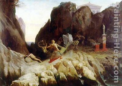 The Wrath of Orestes painting - Blaise Alexandre Desgoffe The Wrath of Orestes art painting